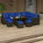 Structure brune / Coussin bleu marine est en rupture de stock