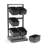 6 Metal Bin Tabletop Organizer