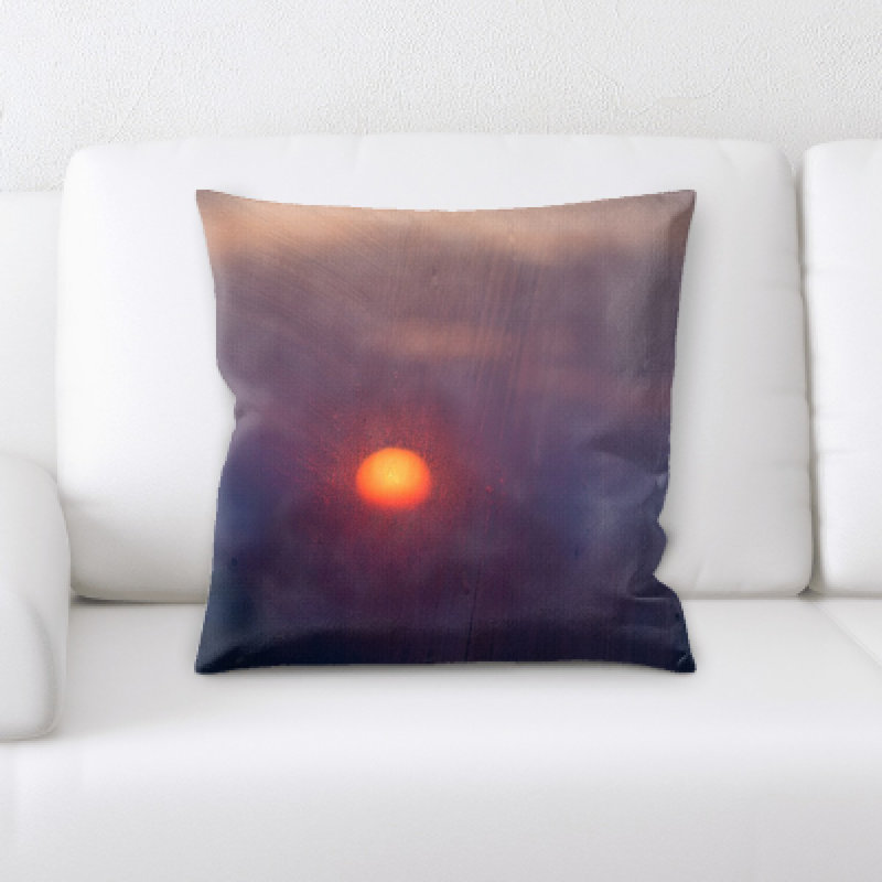 Microsuede Reversible Throw Pillow