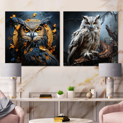 Nocturnal Owl Portrait I - Hibou