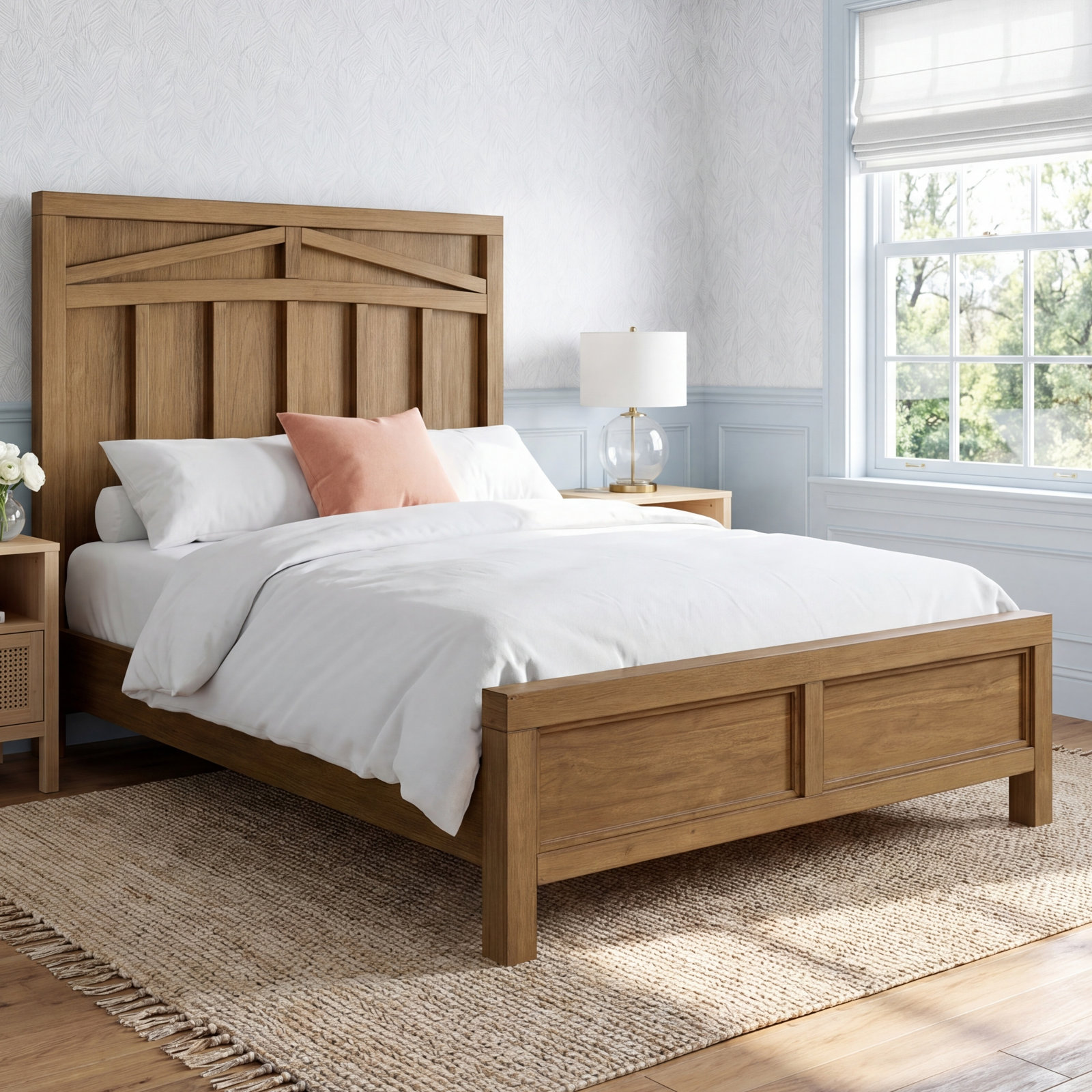 Oakland Low-Profile Bed, Queen