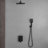 Wall Mounted Shower System With Hand Shower Single Handle Shower Faucet Set Brass Shower Trim Kit With Rough-In Valve-123163616