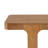 50" Minimalist Modern Console Table with Thick Tabletop & Bottom Shelf