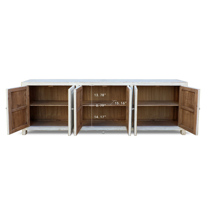 Charolet 110'' W Solid Wood Sideboard