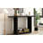 Mirod Elegant Minimalist Console Table With Curved Corners, Veneer,U-Base Design For Easy Placement ,Perfect For Displaying Your Treasures,Simple Assembly-2016706311