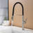 20.3" Modern Single Handle Pull Out Kitchen Faucet, 2 Flow Modes-128966333