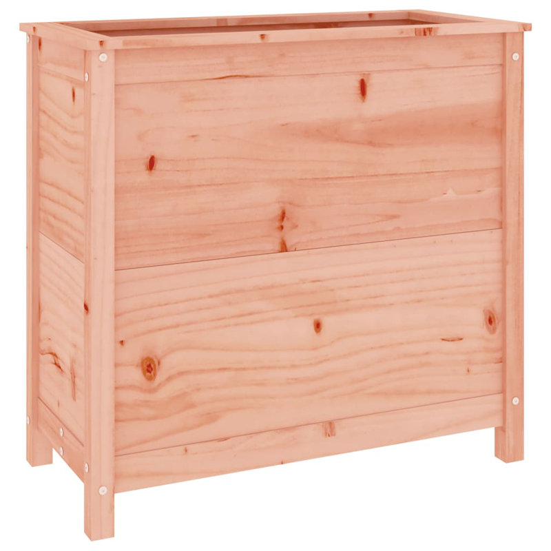 Blaguna Wood Pot Planter, 78cm H x 82.5cm W x 40cm D, Brown, Douglas