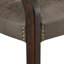 Chaise de poker avec accoudoirs pivotants capitonnés brun foncé LUMera Collection-105846496-130021426-130021428