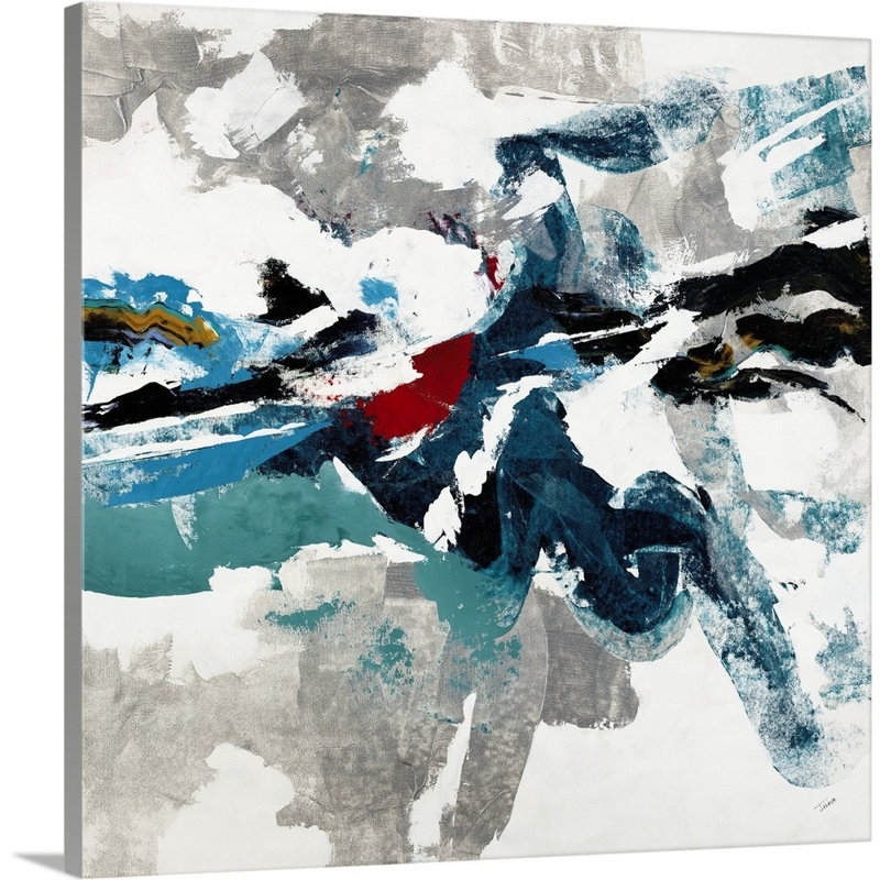 « strong impulsion », peinture sur toile, Toile tendue, H 12 po x l 12 po x P 1,25 po