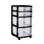 Commode de rangement 4 tiroirs Homz