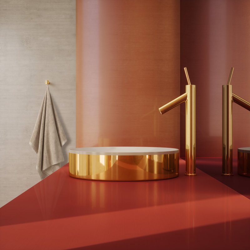 AXOR Suite Sinks Round Sink without Overflow, Dark Gray