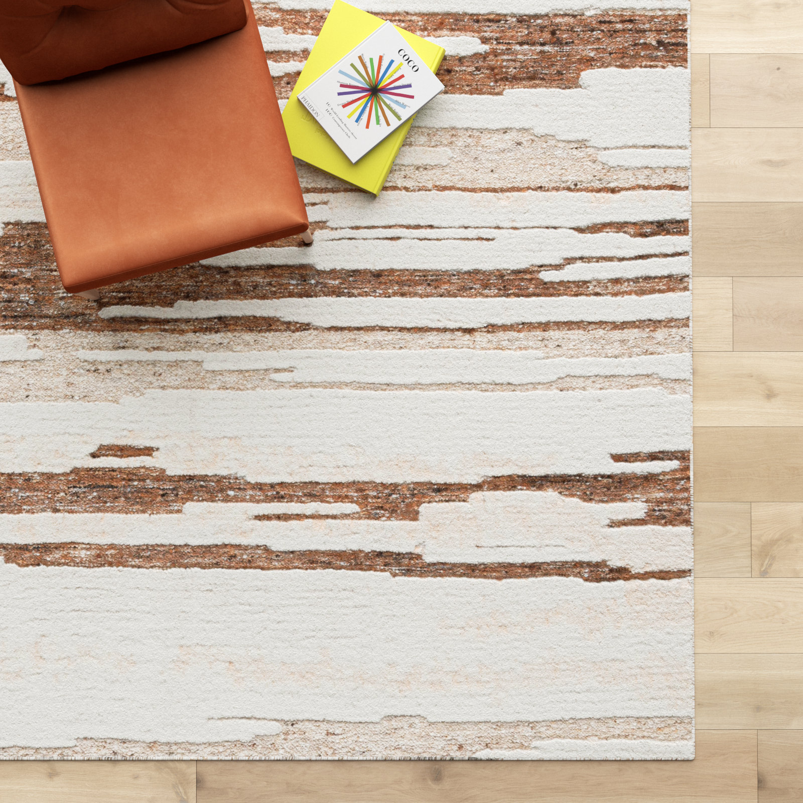 Karla Handmade Rug, Rectangle 8' x 10'