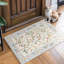Tapis chinois à motif floral chinois lavable antidérapant beige / bleu-1567713534-1561183834