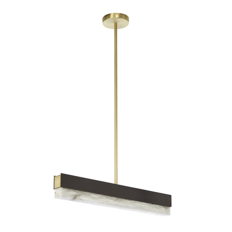 Artes 1 - Light LED Kitchen Island Pendant, Bronze