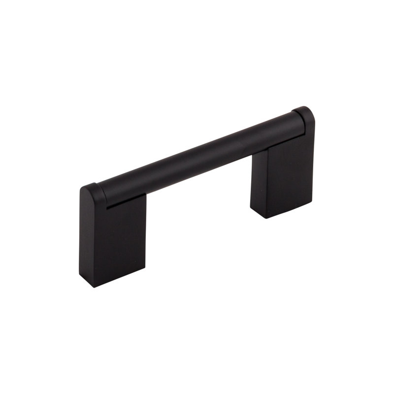 Princetonian Bar Pull, Flat Black, 3" Center to Center