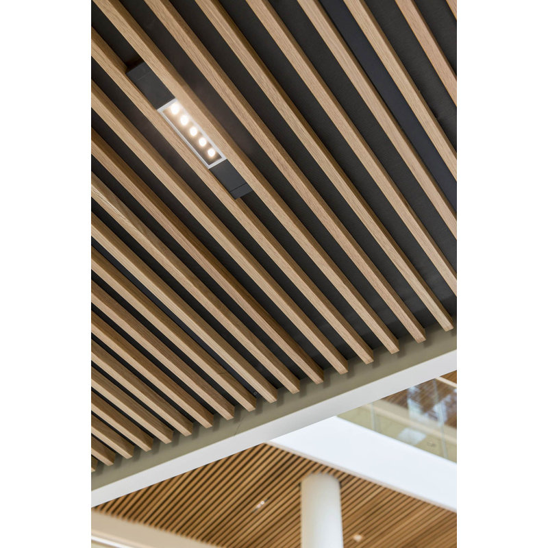 78.7"L X 2" W Smooth PVC Ceiling Tile ONLY, Golden Teak