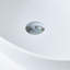 Lavabo vasque de salle de bain ovale à surface solide 22 po x 15 po Cimpao