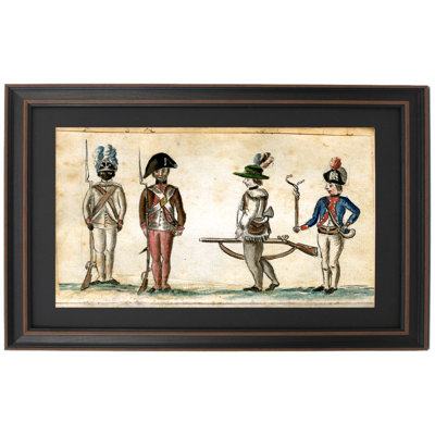 Soldiers In Uniforms By Jean Baptiste Antoine De Verger