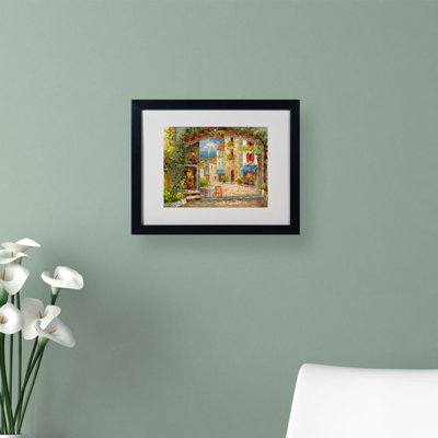 « capri ile », reproduction sur toile encadrée