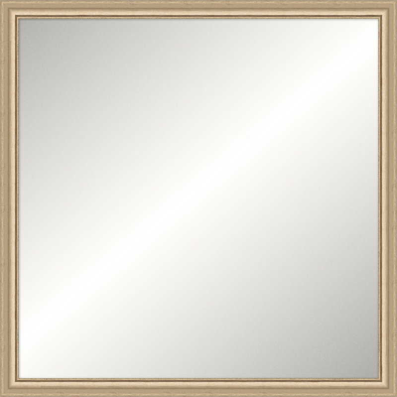 Chamblee Solid Wood Mirror, Square, 39.5" x 39.5"