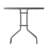 Amlie 31.5" Round Tempered Glass Metal Table with Smooth Ripple Design Top-86859274