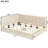Beige Daybed/ Bed Upholstered Full Size - Modern Classic Style, Enhances Bedroom, With Slats Velvet Elegance, Fits Bedroom , Support