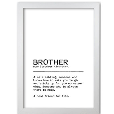 Brother Best Friend - Print