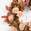 Mini couronne de fleurs artificielle 24 po 24 po