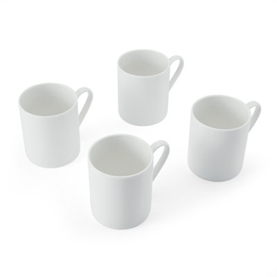 Mikasa Egret China Mugs, 380ml, White