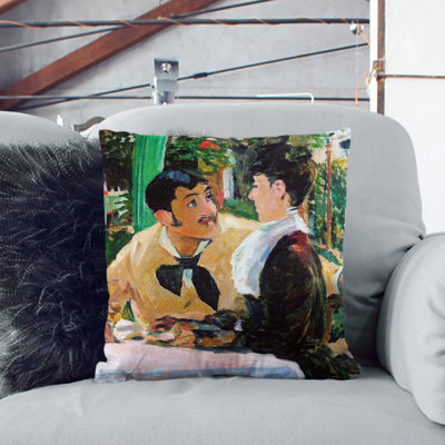 At Father Lathuille Square Throw Cushion