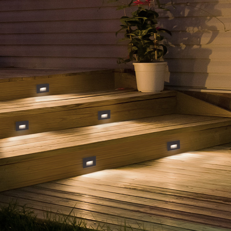 Bronze Dimmable Direct Wired LED Step Light