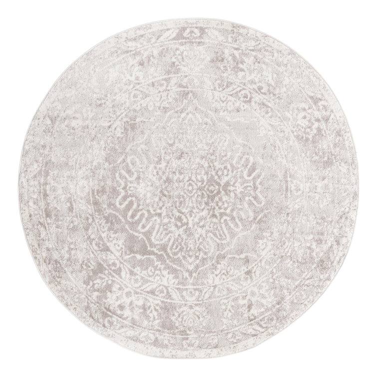 Audres Oriental Gray/Ivory Area Rug