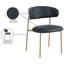 Chaise de salle à manger rembourrée Lupita-89184563-89184567