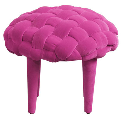Solid + Manufactured Wood Accent Stool