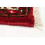 Tapis unique en laine rouge 6 pi 8 po x 9 pi 11 po One Age of a Kind Kind Hilley
