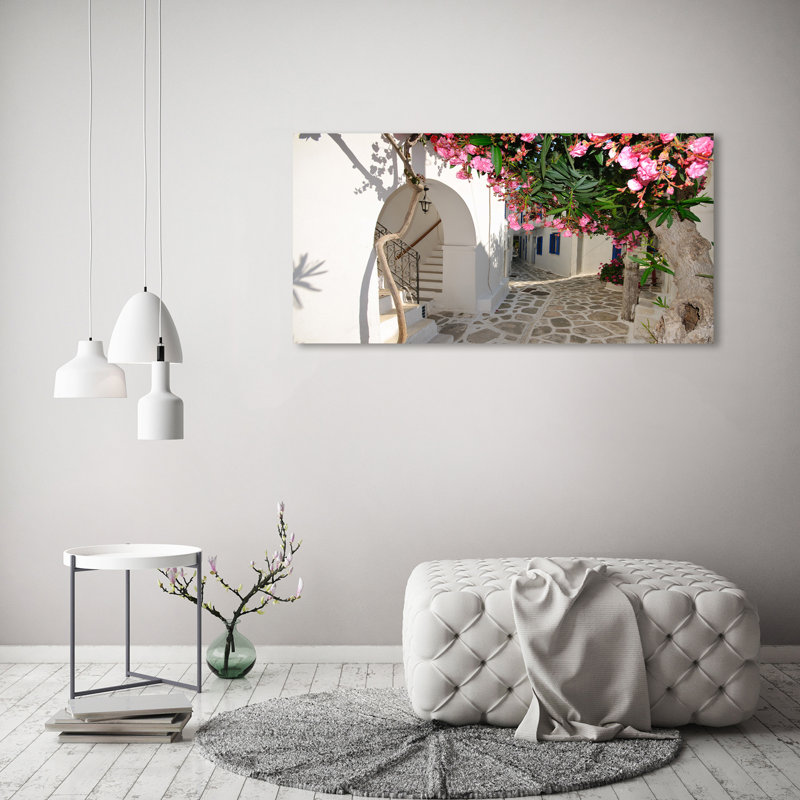 Charming Streets - Wrapped Canvas Print