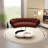 Semi-circular arc  negotiating sofa-106440898