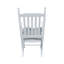 Chaise berçante en bois, sans tapis