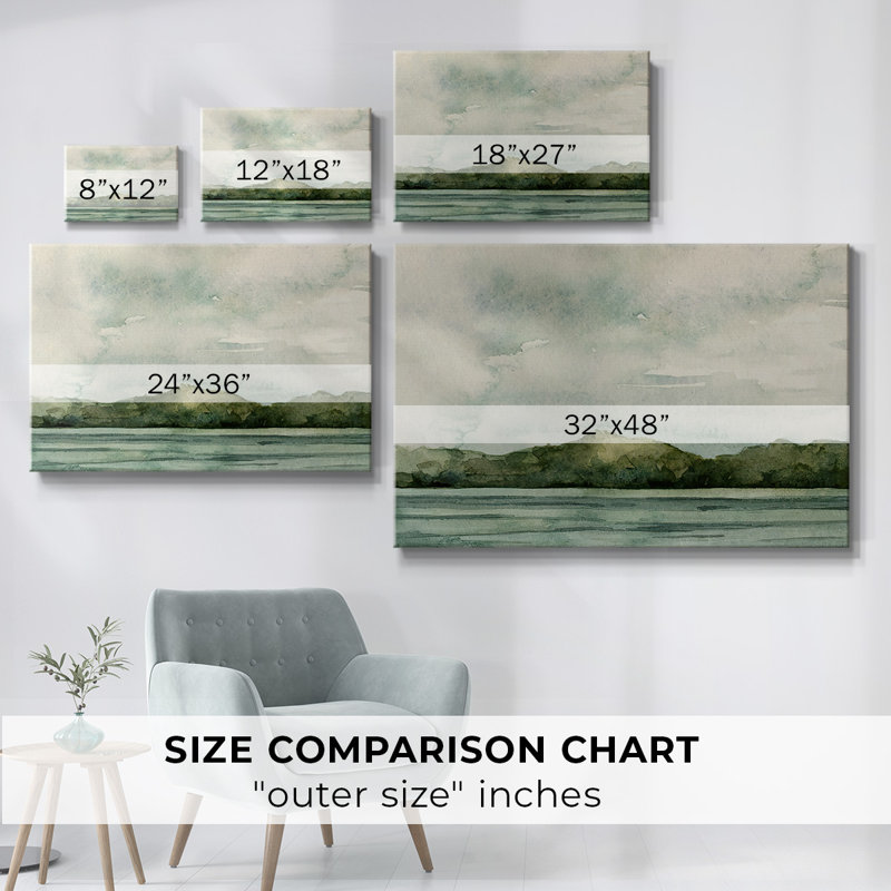 Riverside II-Gallery Wrapped Canvas, 24" H x 36" W