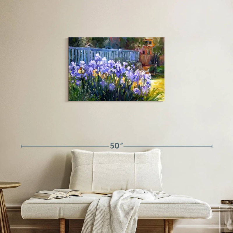 Fleurs Harisk Iris, H 20 po x l 30 po
