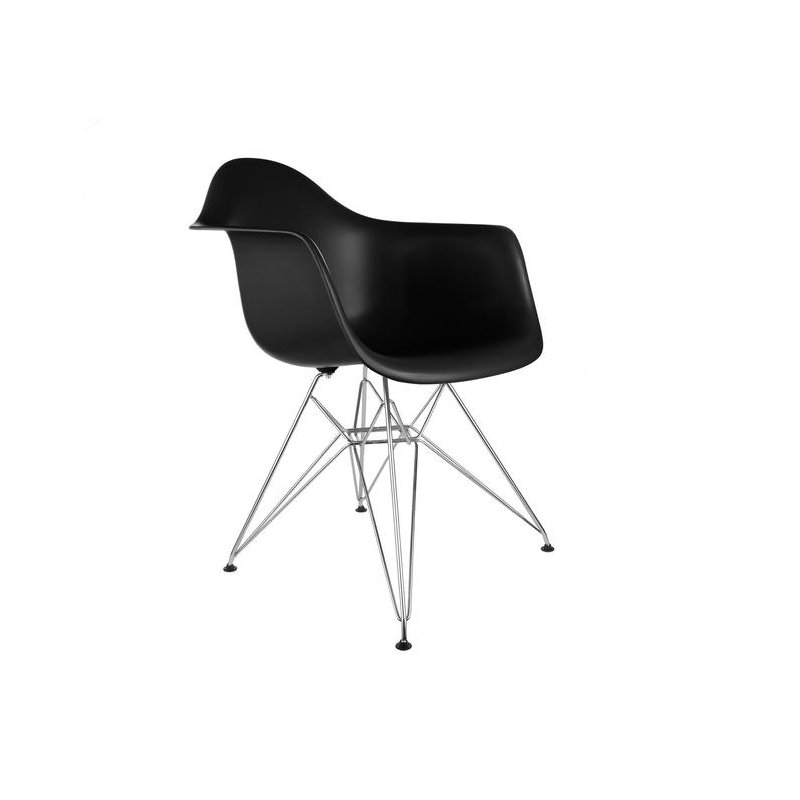 Fauteuil Caceres, Noir
