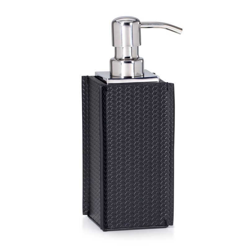 Piega Braid Soap / Lotion Dispenser, Black