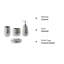 Ensemble d'accessoires de salle de bain 4 pièces Darnley-797674038