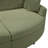 Omni 102.3" W x 60.6" D x 35" H Corduroy 2-Seat Double Chaise Lounge Sofa-216501119-216501118