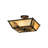 Glass Semi Flush Mount
