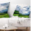 Coussin lombaire imprimé imprimé orage