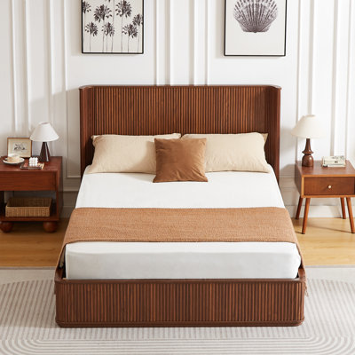 Queen Bed Frame (Walnut)