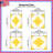 Yellow Ornate Damask Quilted Bedspread All Sizes-130698100