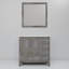 Meuble-lavabo décalé gauche L 36 po x P 22 po et miroir 34 po.-66637713-90699863