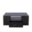 Table basse haute DEL 14,57 po, tables basses modernes pour le salon, table basse de rangement, petite table basse, table centrale avec 2 tiroirs et tablette latérale ouverte-967520801